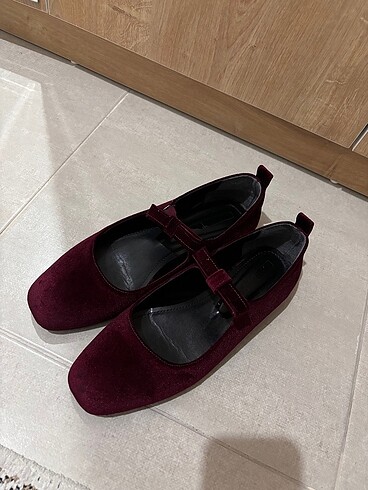 Straswans Bordo Kadife Babet
