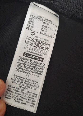 Decathlon Lacivert Elastik Yüzme Şortu - Görsel 6