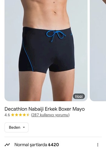 Decathlon Lacivert Elastik Yüzme Şortu - Görsel 7