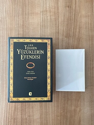 Yüzüklerin Efendisi Tek Cilt - J R R Tolkien (Ciltli - Posterli)