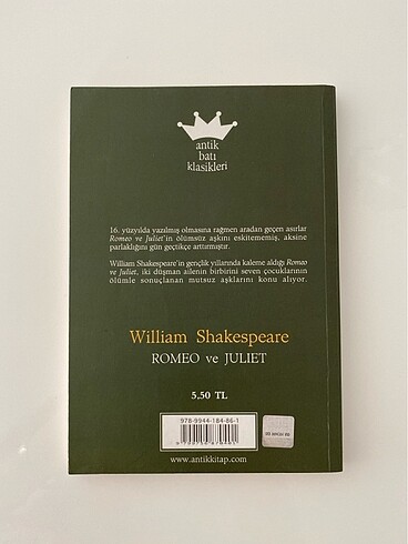 Beden Romeo ve Juliet - William Shakespeare