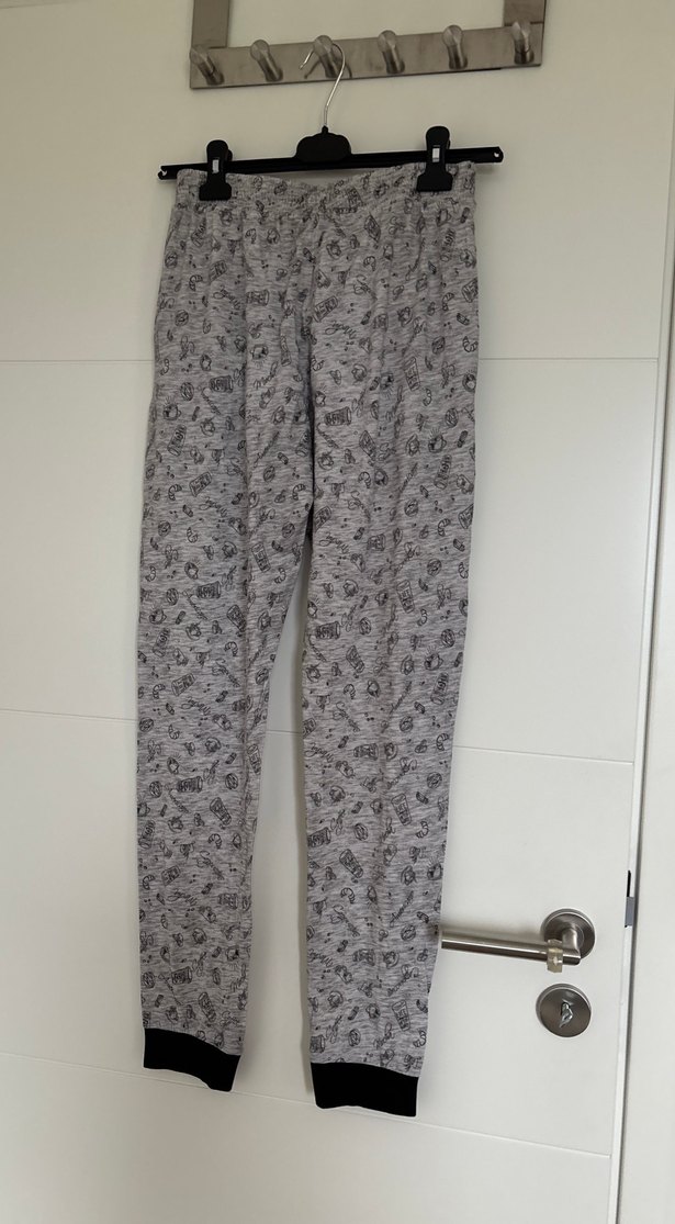 Gri Erkek Rahat Kesim Uzun Kollu Pijama - Görsel 3