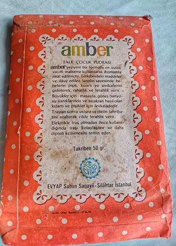 Vintage bebe pudrası - Görsel 2