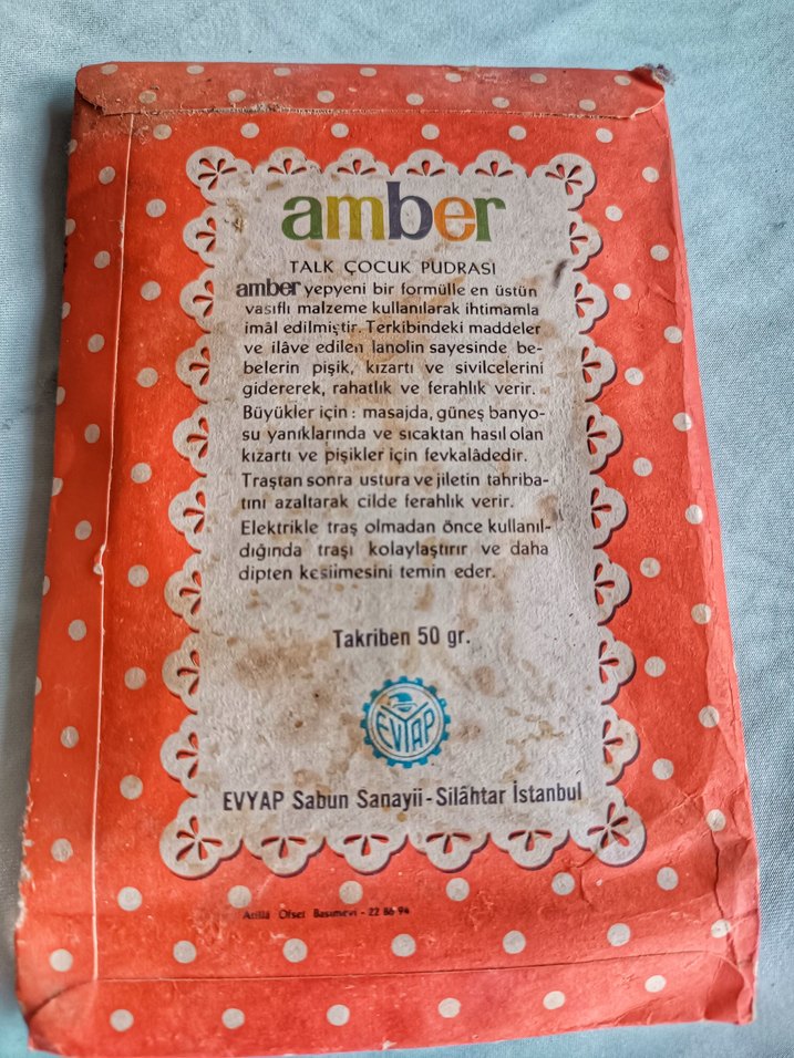 Vintage bebe pudrası - Görsel 2