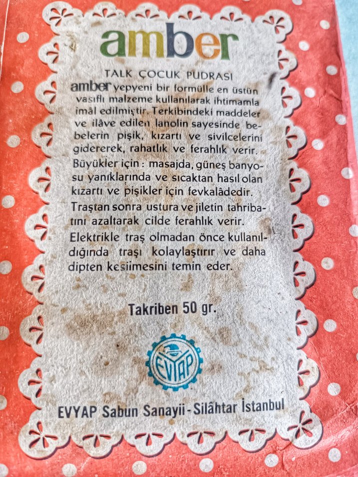 Vintage bebe pudrası - Görsel 3