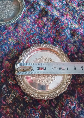 Bohem Gümüş rengi tabaklar - Görsel 6