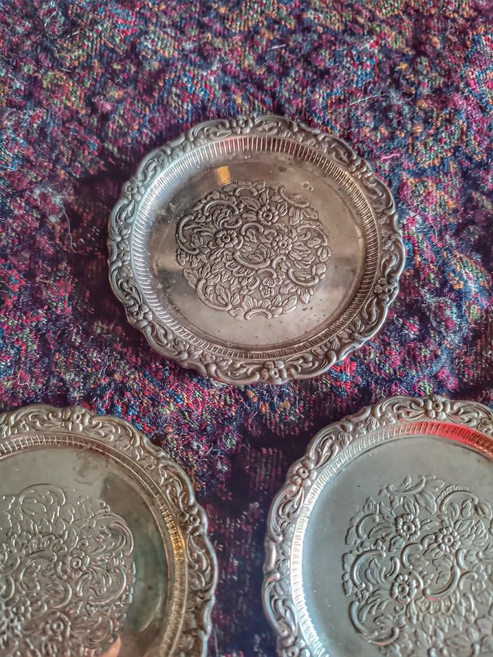 Bohem Gümüş rengi tabaklar - Görsel 3