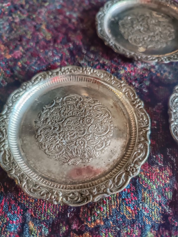 Bohem Gümüş rengi tabaklar - Görsel 2