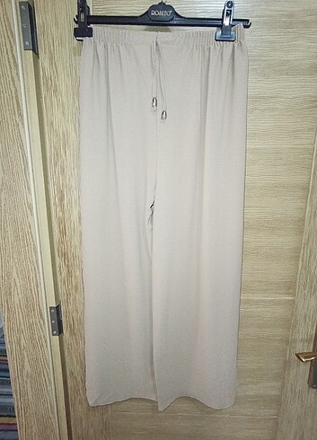 xl Beden camel Renk Yazlık bol pantolon 