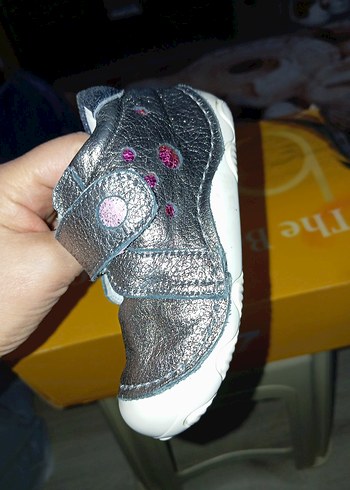 Gri Kız Bebek İlk Adım Ayakkabısı - Görsel 2