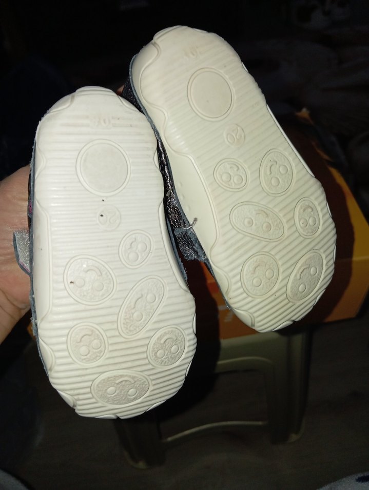 Gri Kız Bebek İlk Adım Ayakkabısı - Görsel 3