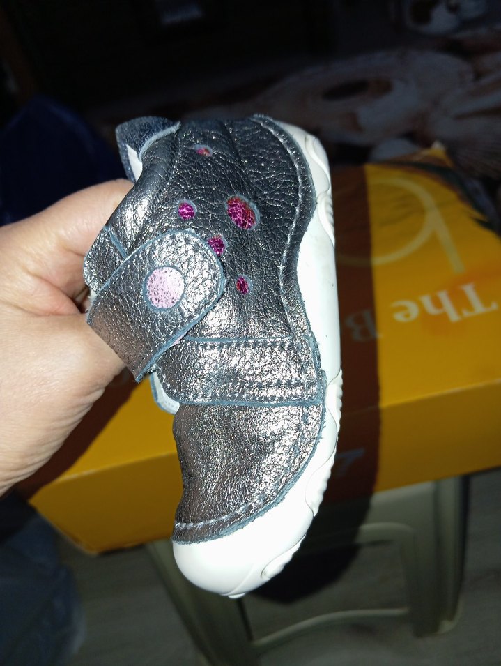 Gri Kız Bebek İlk Adım Ayakkabısı - Görsel 2