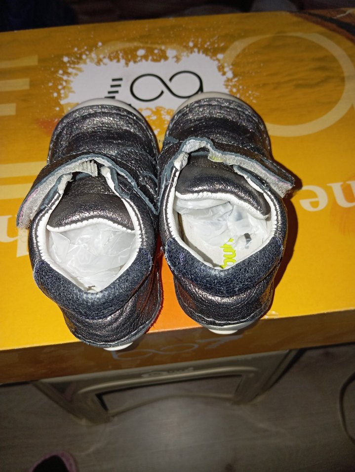 Gri Kız Bebek İlk Adım Ayakkabısı - Görsel 4