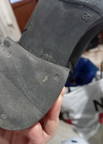 Tokalı Siyah Deri Dizüstü Çizmeler - Görsel 6