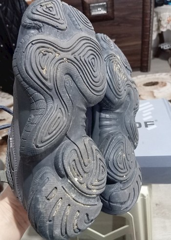 Bej Gri Bağcıklı Stiletto Topuklu Spor Ayakkabı orjinal - Görsel 5