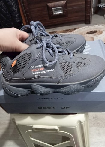 Bej Gri Bağcıklı Stiletto Topuklu Spor Ayakkabı orjinal - Görsel 4