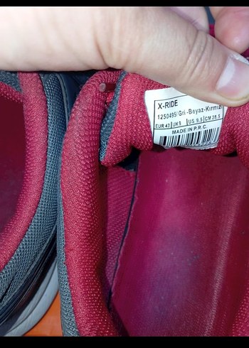 Gri Erkek Spor Ayakkabı Bağcığı - Görsel 7