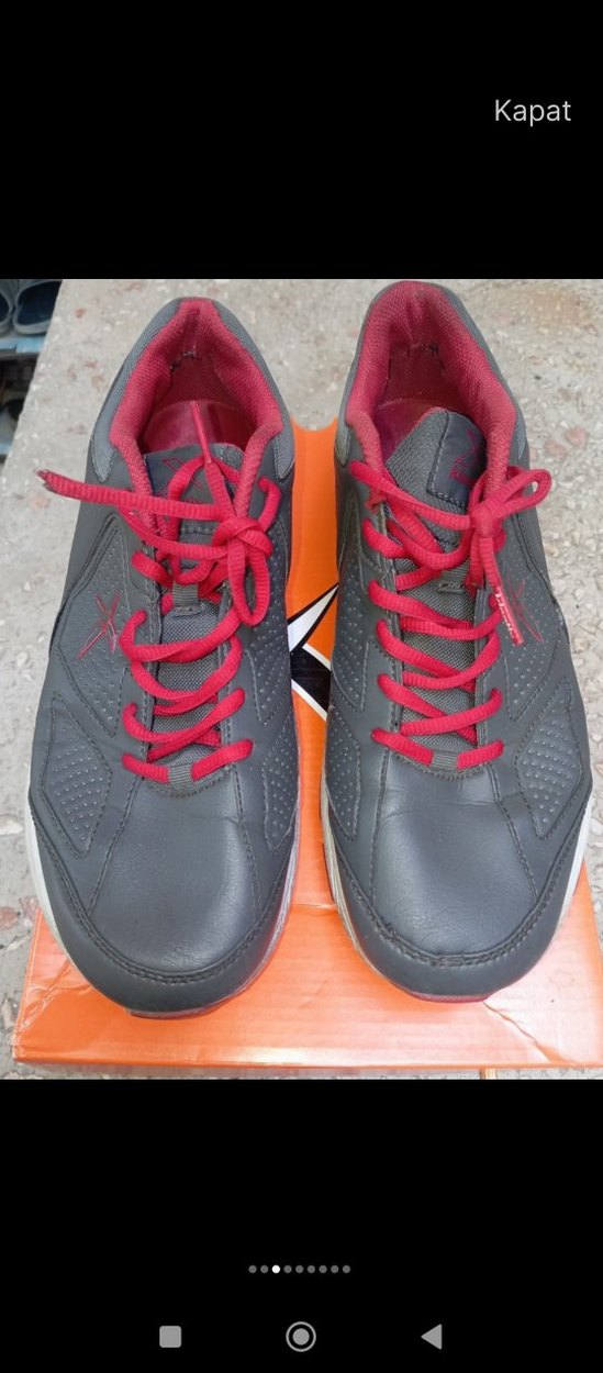 Gri Erkek Spor Ayakkabı Bağcığı - Görsel 3