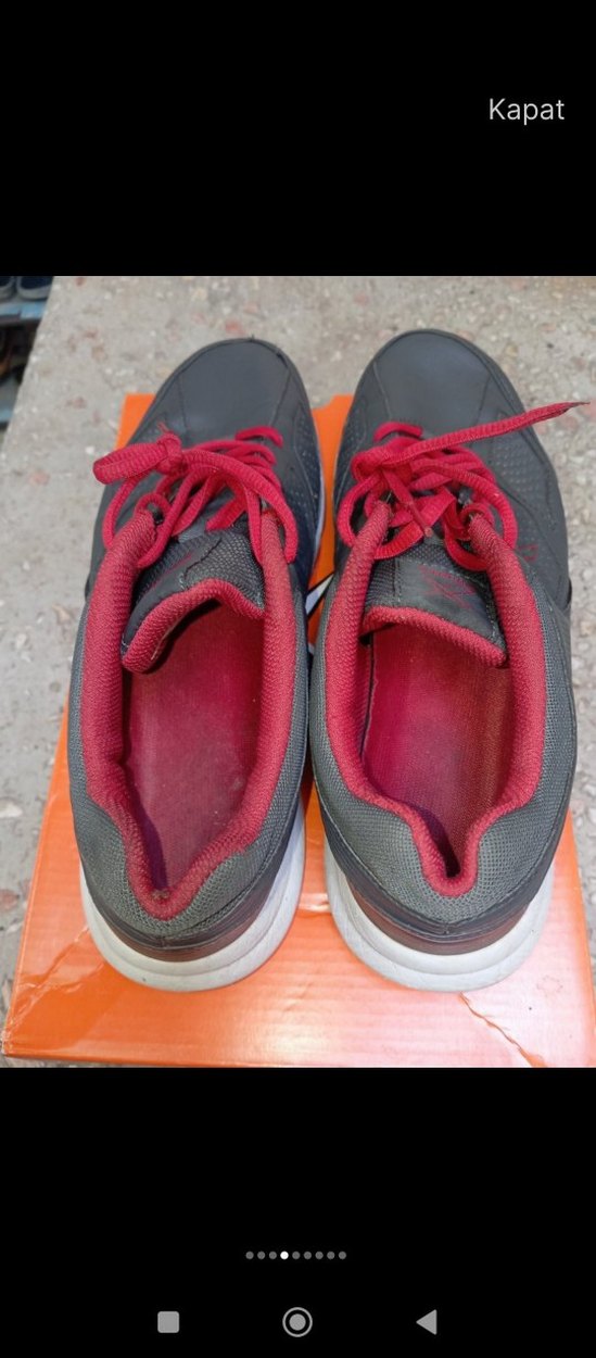 Gri Erkek Spor Ayakkabı Bağcığı - Görsel 4