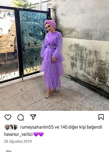 m Beden Tesettur abiye