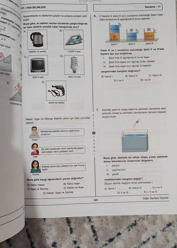 Beden Renk TYT Fen Bilimleri Branş Denemeleri Bilgi Sarmal