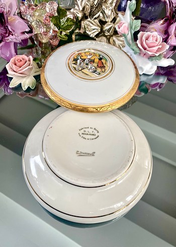 Antika Limoges Bonbonier - Görsel 5