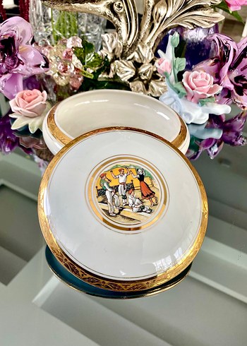 Antika Limoges Bonbonier - Görsel 4