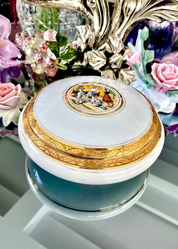 Antika Limoges Bonbonier - Görsel 2