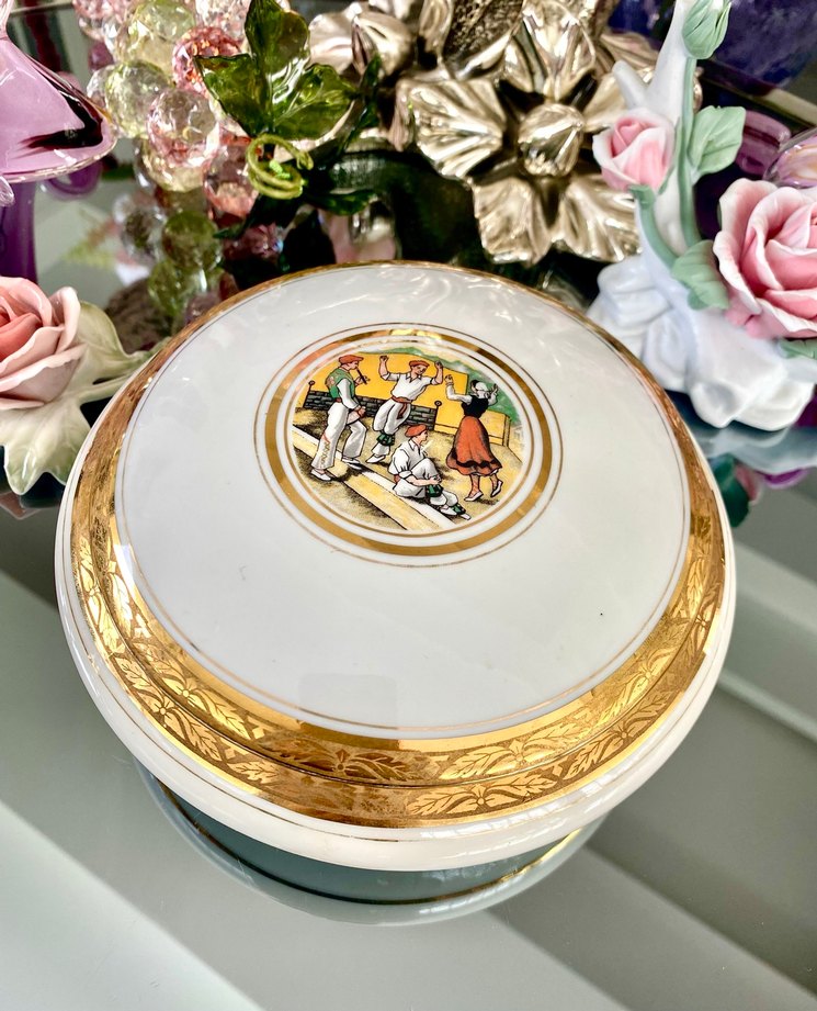 Antika Limoges Bonbonier - Görsel 3