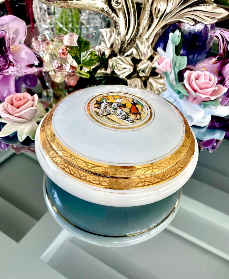 Antika Limoges Bonbonier - Görsel 2