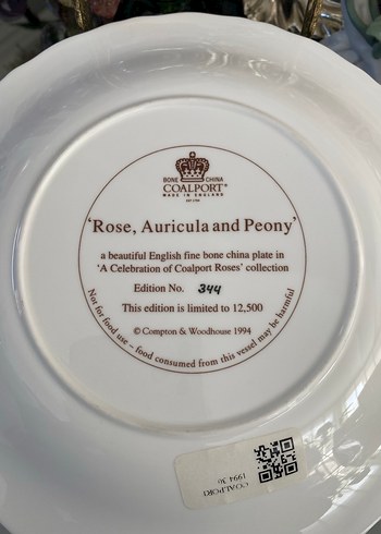 COALTPORT Koleksiyonluk Tabak - Görsel 9