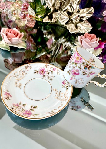 Koleksiyonluk Antika Paris Fincan Seti - Görsel 14