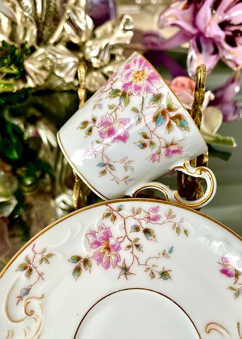 Koleksiyonluk Antika Paris Fincan Seti - Görsel 17