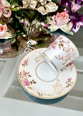 Koleksiyonluk Antika Paris Fincan Seti - Görsel 16