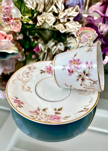 Koleksiyonluk Antika Paris Fincan Seti - Görsel 11