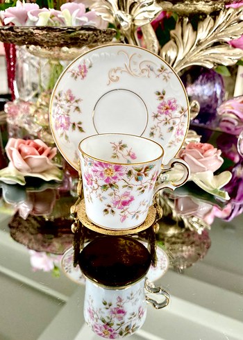 Koleksiyonluk Antika Paris Fincan Seti - Görsel 3