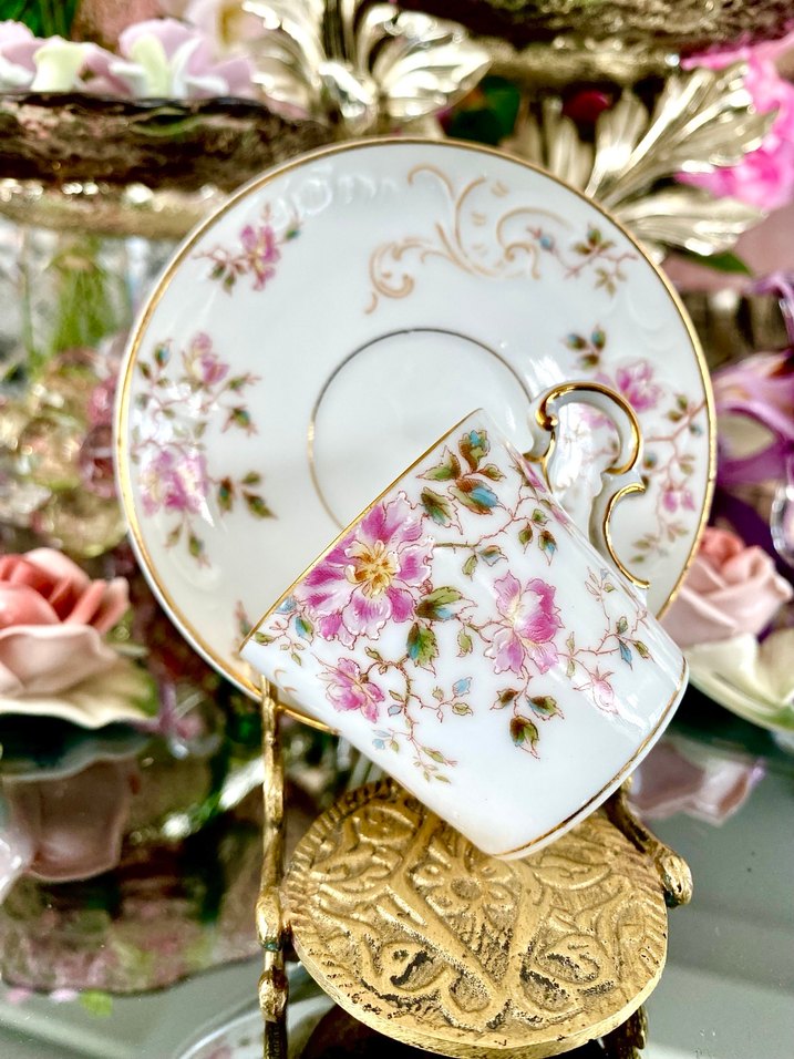 Koleksiyonluk Antika Paris Fincan Seti - Görsel 2