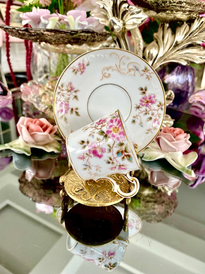 Koleksiyonluk Antika Paris Fincan Seti - Görsel 4