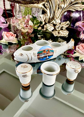 Fransız Masa Üstü 3-lü Servis Seti - Görsel 8