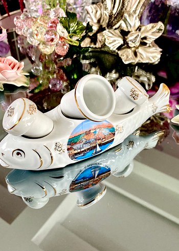 Fransız Masa Üstü 3-lü Servis Seti - Görsel 3