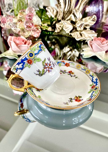 Koleksiyonluk Limoges Kahve Fincanı - Görsel 8