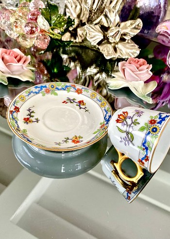 Koleksiyonluk Limoges Kahve Fincanı - Görsel 11