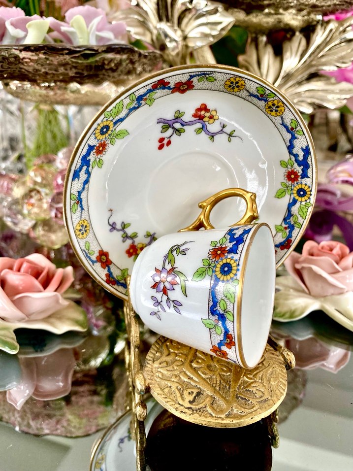 Koleksiyonluk Limoges Kahve Fincanı - Görsel 3