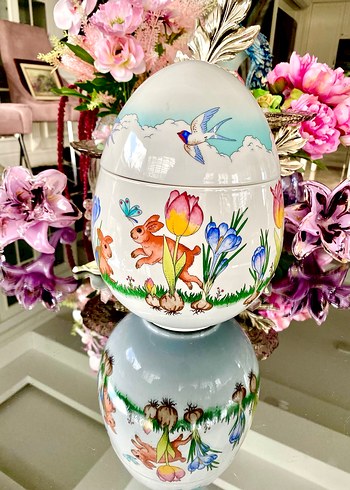 Hutschenreuther Porselen Yumurta Kap - Görsel 3