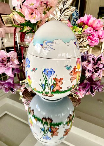 Hutschenreuther Porselen Yumurta Kap - Görsel 2