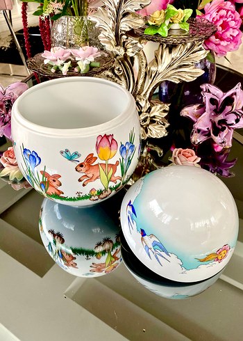 Hutschenreuther Porselen Yumurta Kap - Görsel 18