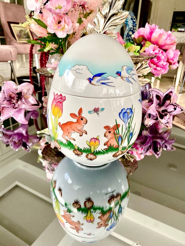 Hutschenreuther Porselen Yumurta Kap - Görsel 5