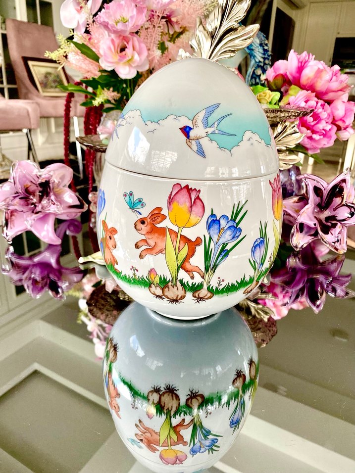 Hutschenreuther Porselen Yumurta Kap - Görsel 3