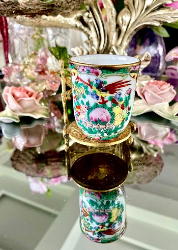 El Boyama Tekli Kulpsuz Fincan - Görsel 3