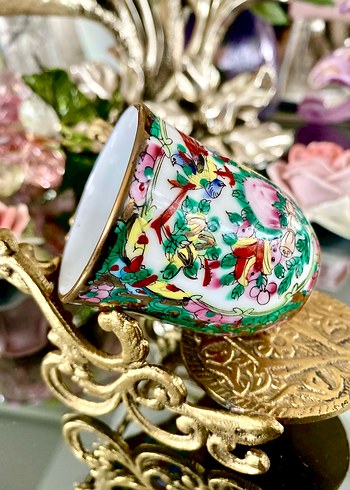 El Boyama Tekli Kulpsuz Fincan - Görsel 7